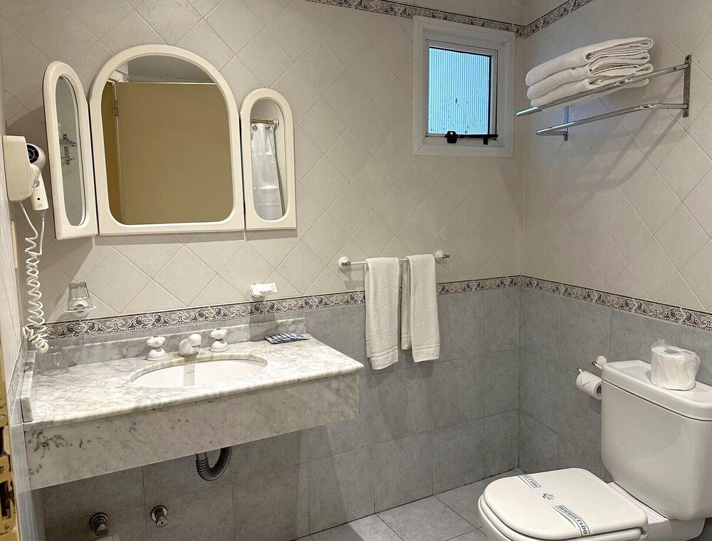 Baño de la habitación con sanitarios y ducha